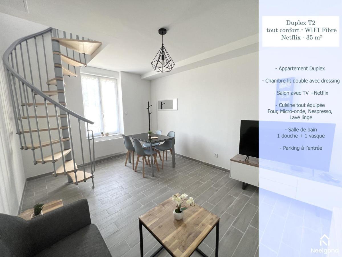 180B - Duplex T2 Tout Confort - Wifi Netflix Le Gond-Pontouvre Kültér fotó